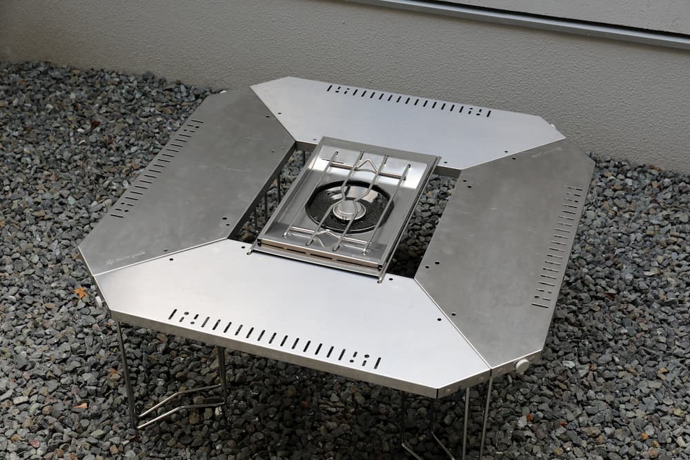 廃盤スノーピーク ジカロテーブル 1ユニットブリッジ - アウトドア